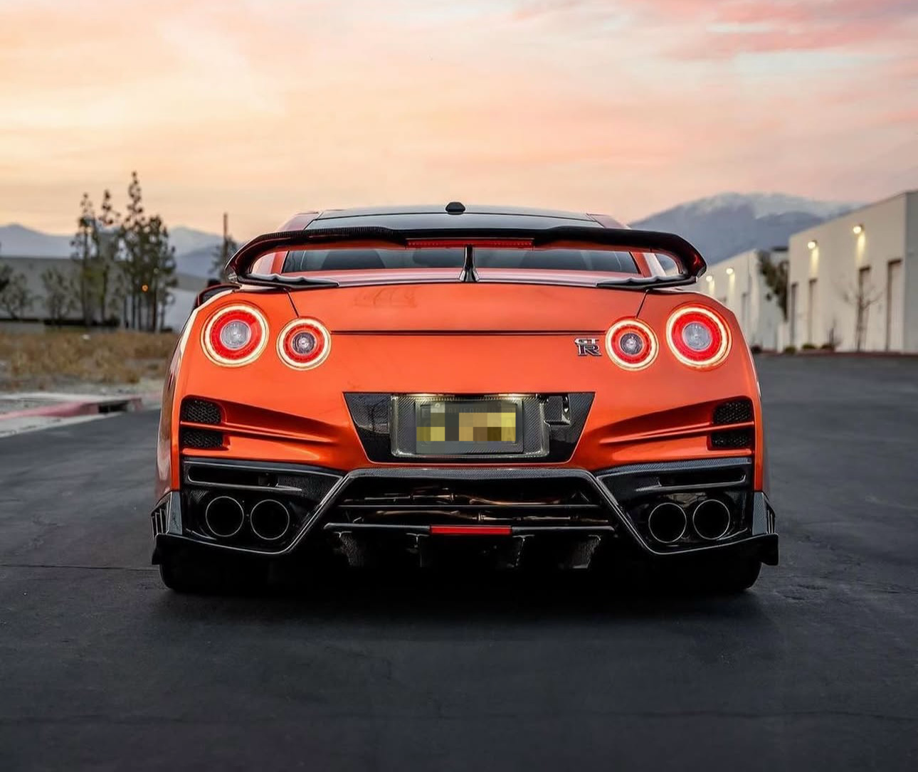 Nissan GT-R R35 (2017-2021) - Carbon Fiber Track Inspired Spoiler - Exotics Carbon Design