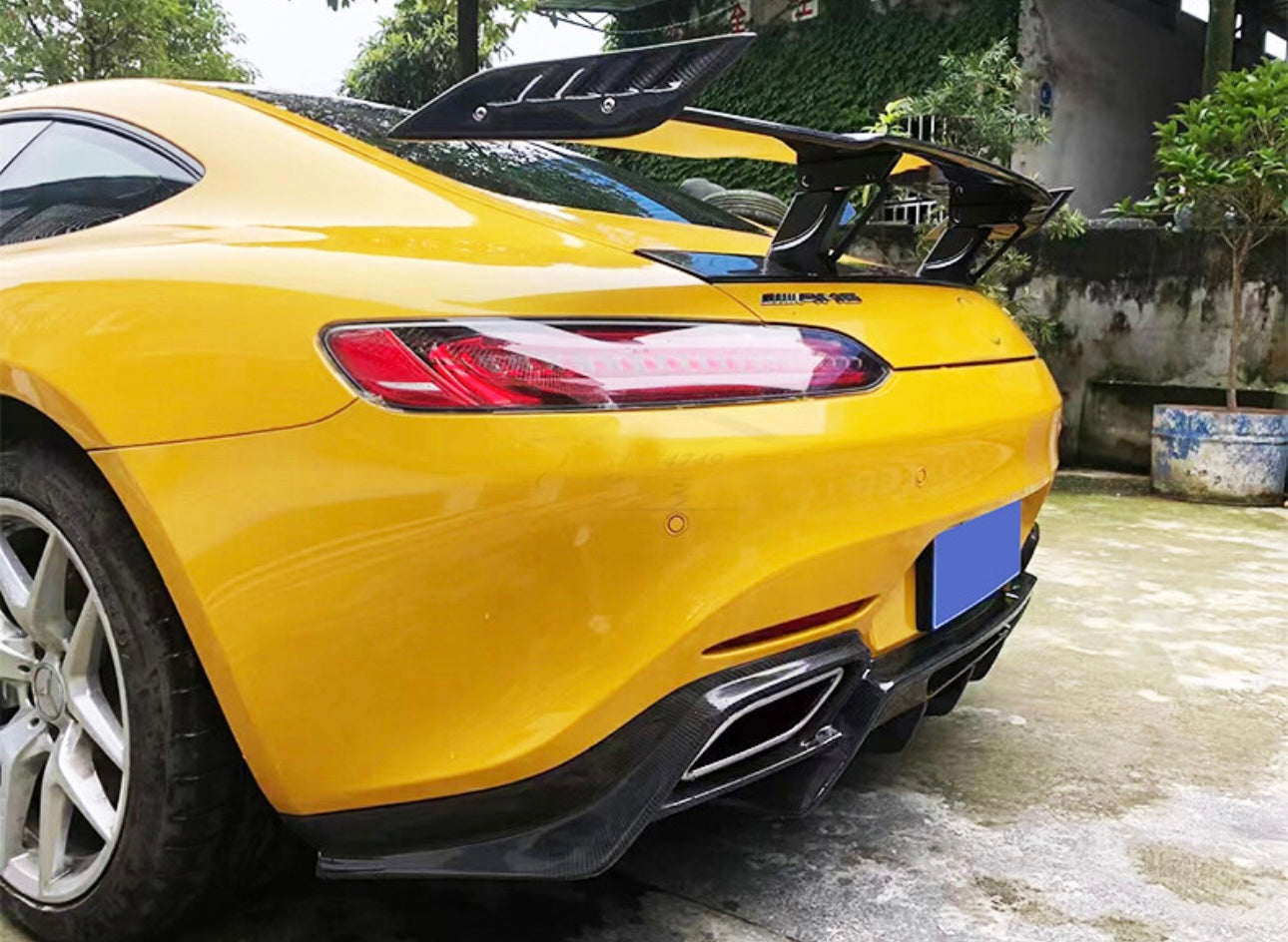 BRBS Style Carbon Fiber Rear Wing – Mercedes AMG GT / GTS / GTC (2015–2018) - Exotics Carbon Design