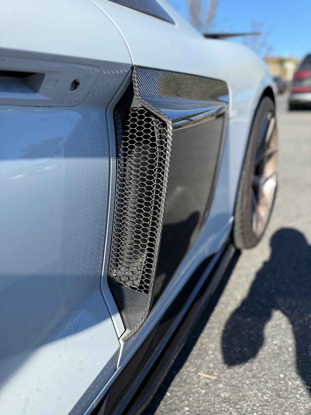 Carbon Fiber Side Fender Vent Covers – Audi R8 (2020+) - Exotics Carbon Design