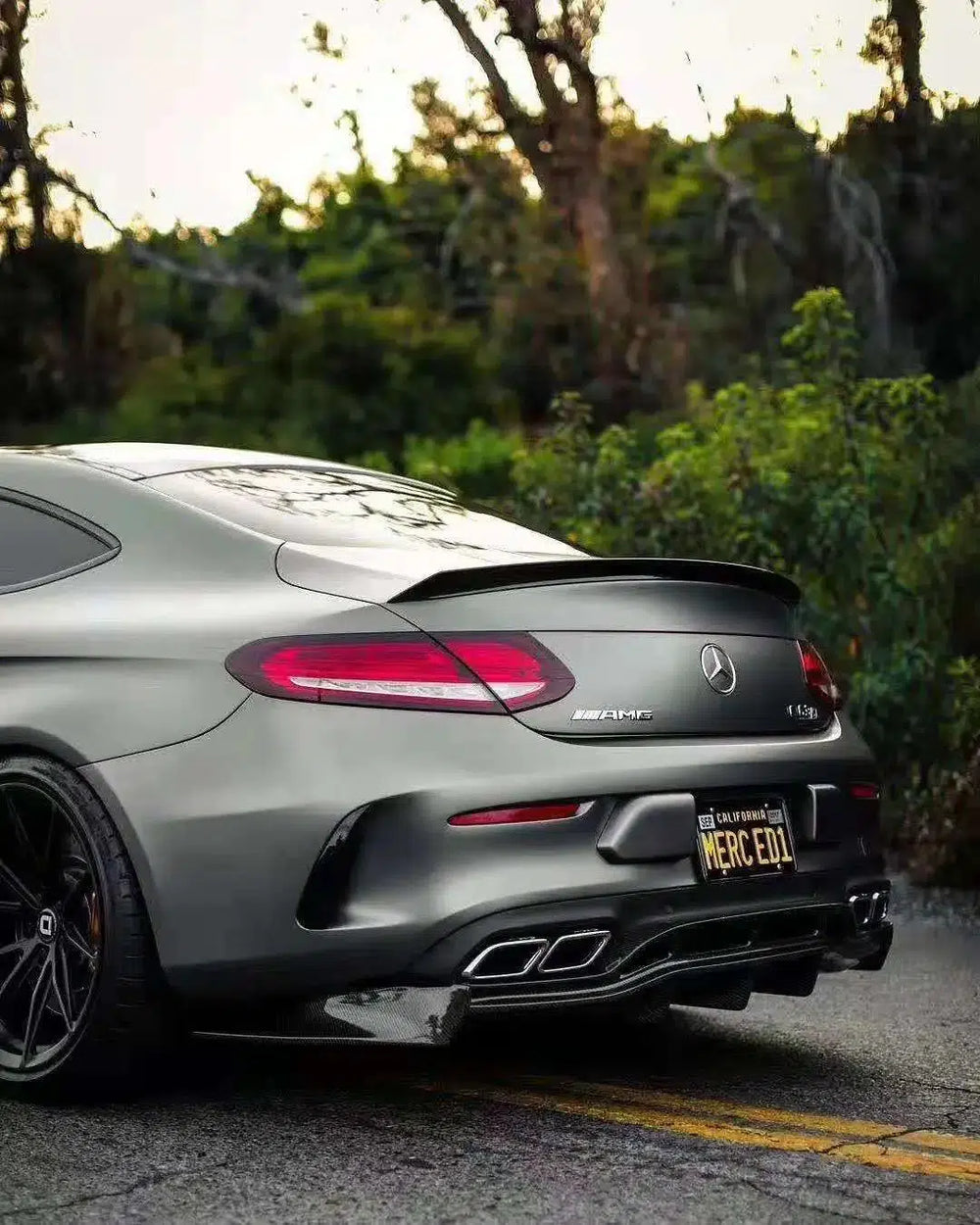 Mercedes-Benz C63 (2015-2021) - Carbon Fiber Rear Diffuser - Exotics Carbon Design