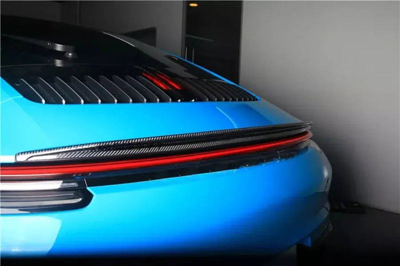 Porsche 911 (992) Carbon Fiber Trunk Spoiler – Sleek Aero Styling for 2018–2021 - Exotics Carbon Design