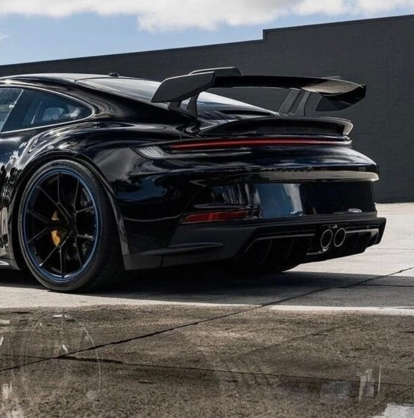 Porsche 911 (992) - GT3 Style Exotic Carbon Fiber Rear Spoiler - Exotics Carbon Design