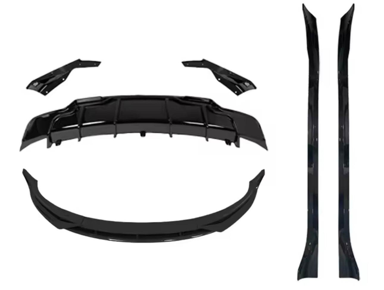 Tesla Model Y (2020-2024) - Gloss Black Aero Full Body Kit - Exotics Carbon Design