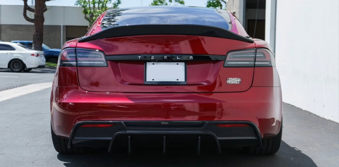 Tesla Model S Carbon Fiber Race Spoiler – Track-Inspired Styling - Exotics Carbon Design