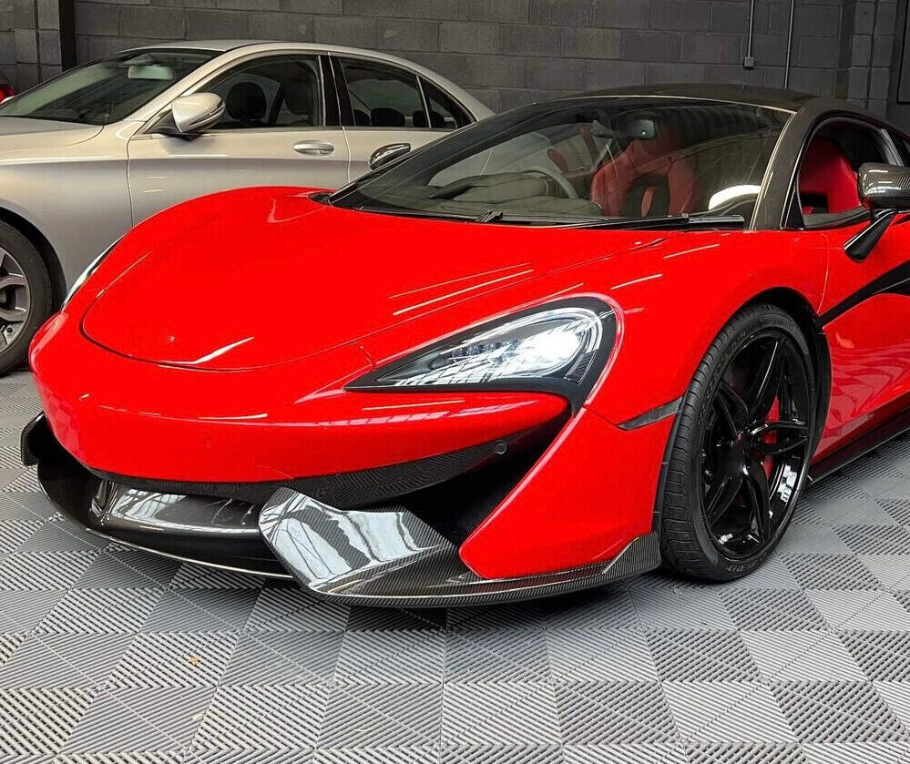 McLaren 540C / 570S - Carbon Fiber Front Diffuser Fins - Exotics Carbon Design