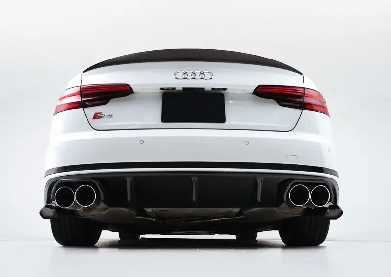 Audi A4/S4 (2020-2021) - Carbon Fiber Audi-Motorsport Style Rear Diffuser - Exotics Carbon Design
