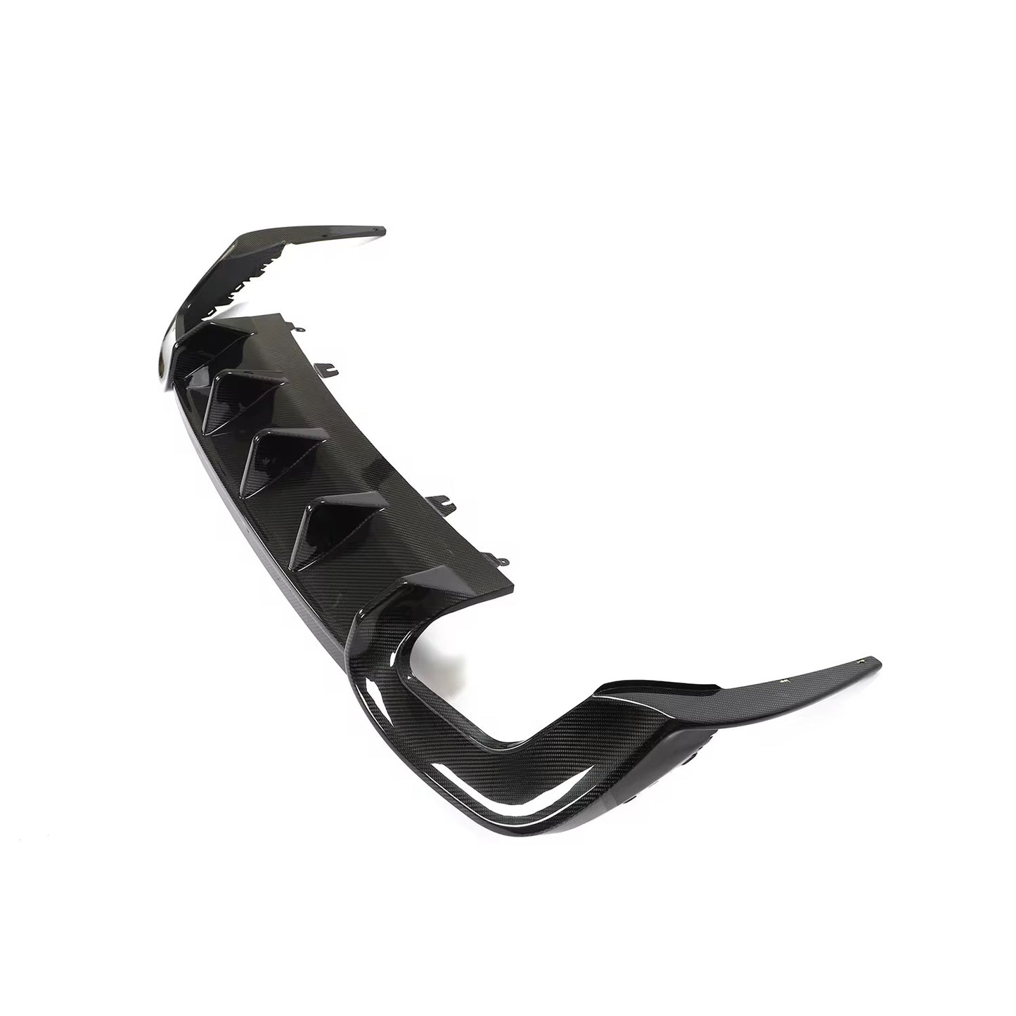 Audi A4/S4 (2020-2021) - Carbon Fiber Audi-Motorsport Style Rear Diffuser - Exotics Carbon Design