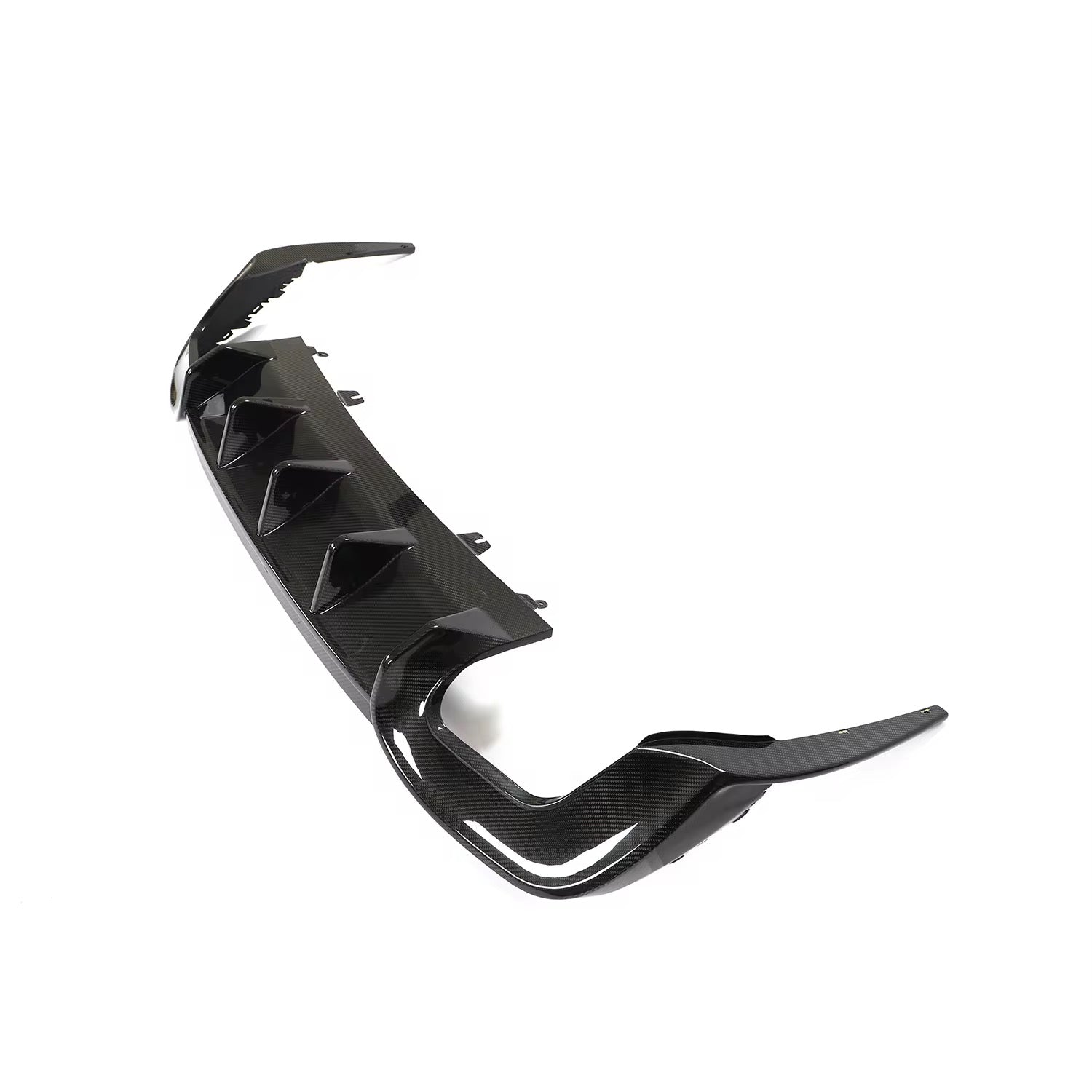 Audi A4/S4 (2020-2021) - Carbon Fiber Audi-Motorsport Style Rear Diffuser - Exotics Carbon Design
