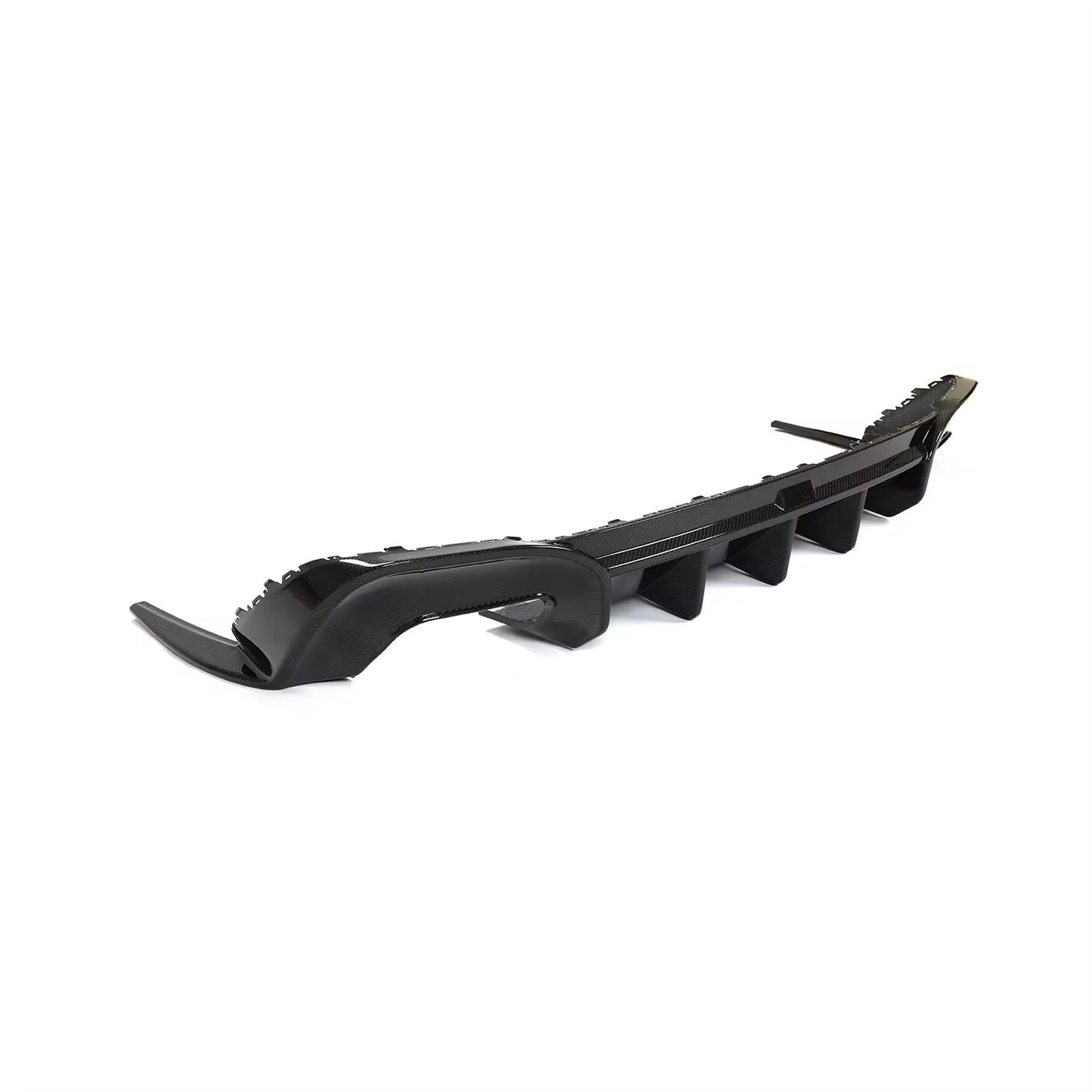 Audi A4/S4 (2020-2021) - Carbon Fiber Audi-Motorsport Style Rear Diffuser - Exotics Carbon Design