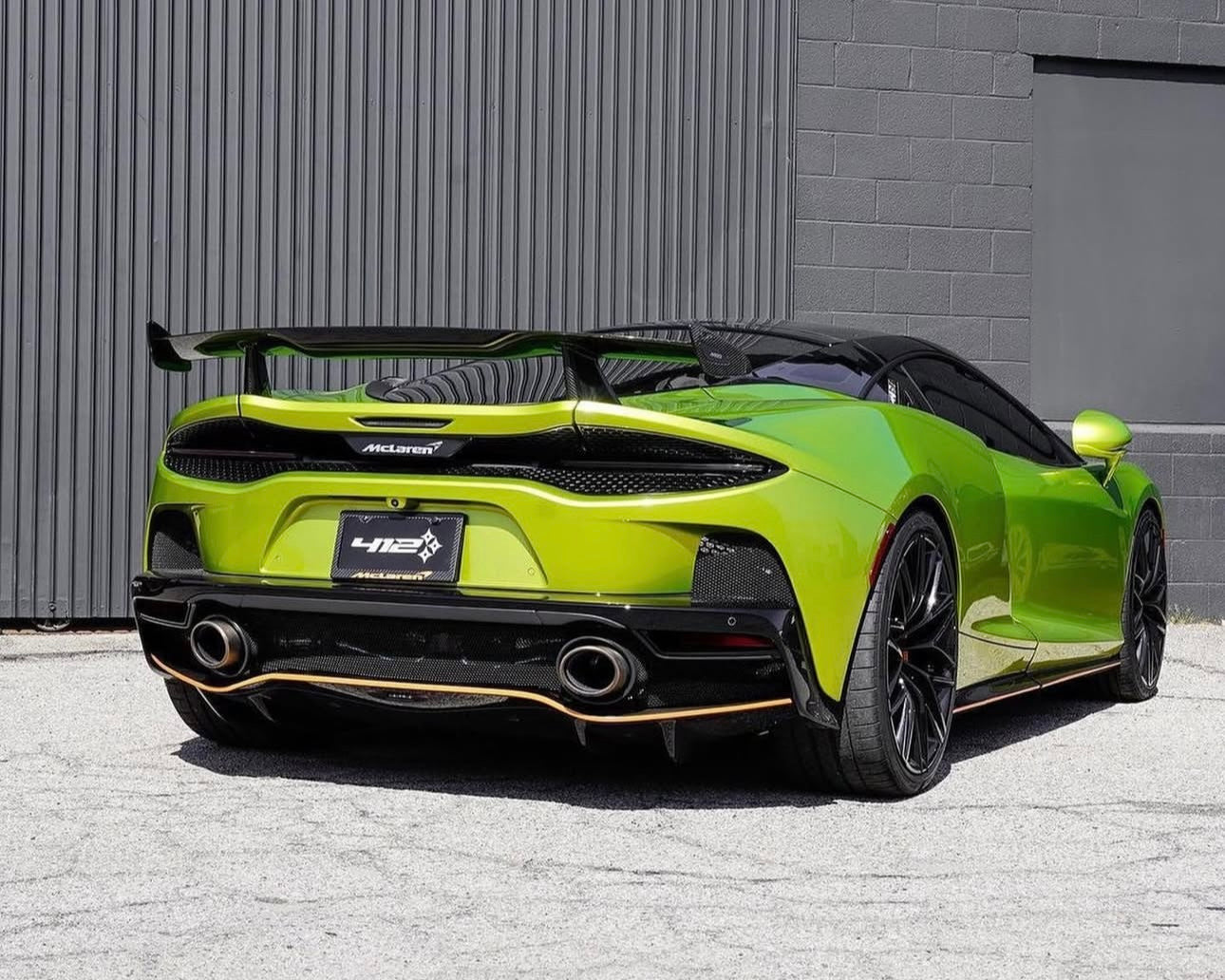 MSO Style Carbon Fiber Rear Wing - McLaren GT - Exotics Carbon Design