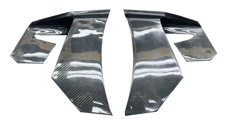 McLaren GT - Carbon Fiber Rear Side Bumper Canards - Exotics Carbon Design
