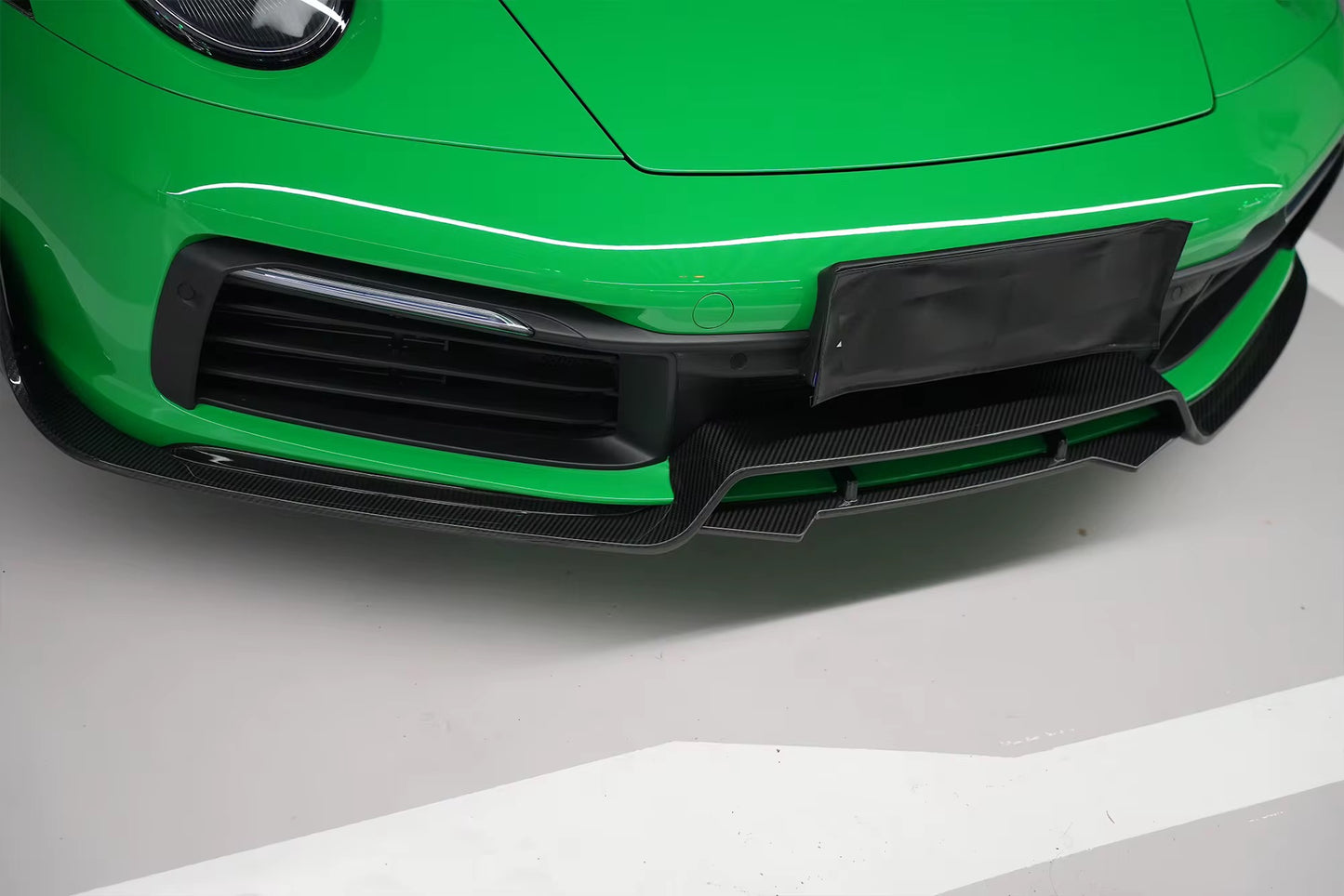 Porsche 911 992 Front Lip Spoiler for 2020+ - Exotics Carbon Design