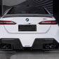 BMW M5 G90 - Carbon Fiber Rear Diffuser with Muffler Covers - Exotics Carbon Design