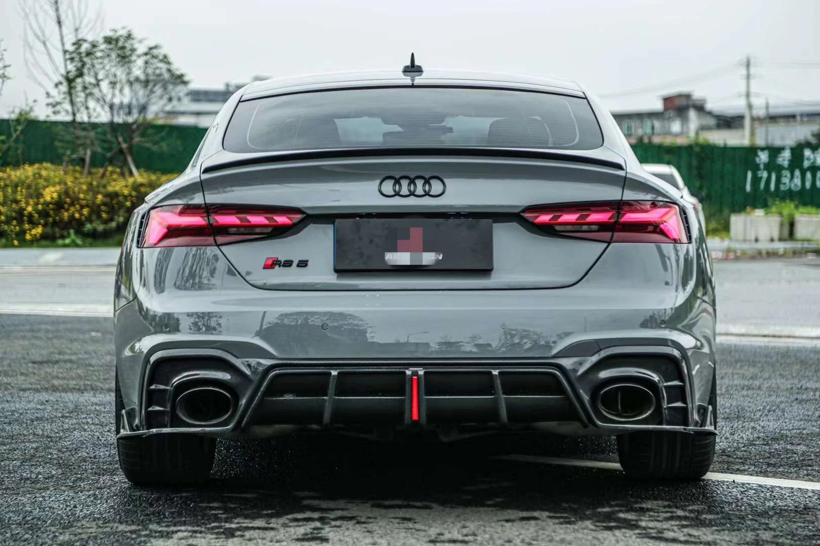 Audi RS5 B9.5 (2020-2024) - Carbon Fiber Rear Diffuser - Exotics Carbon Design
