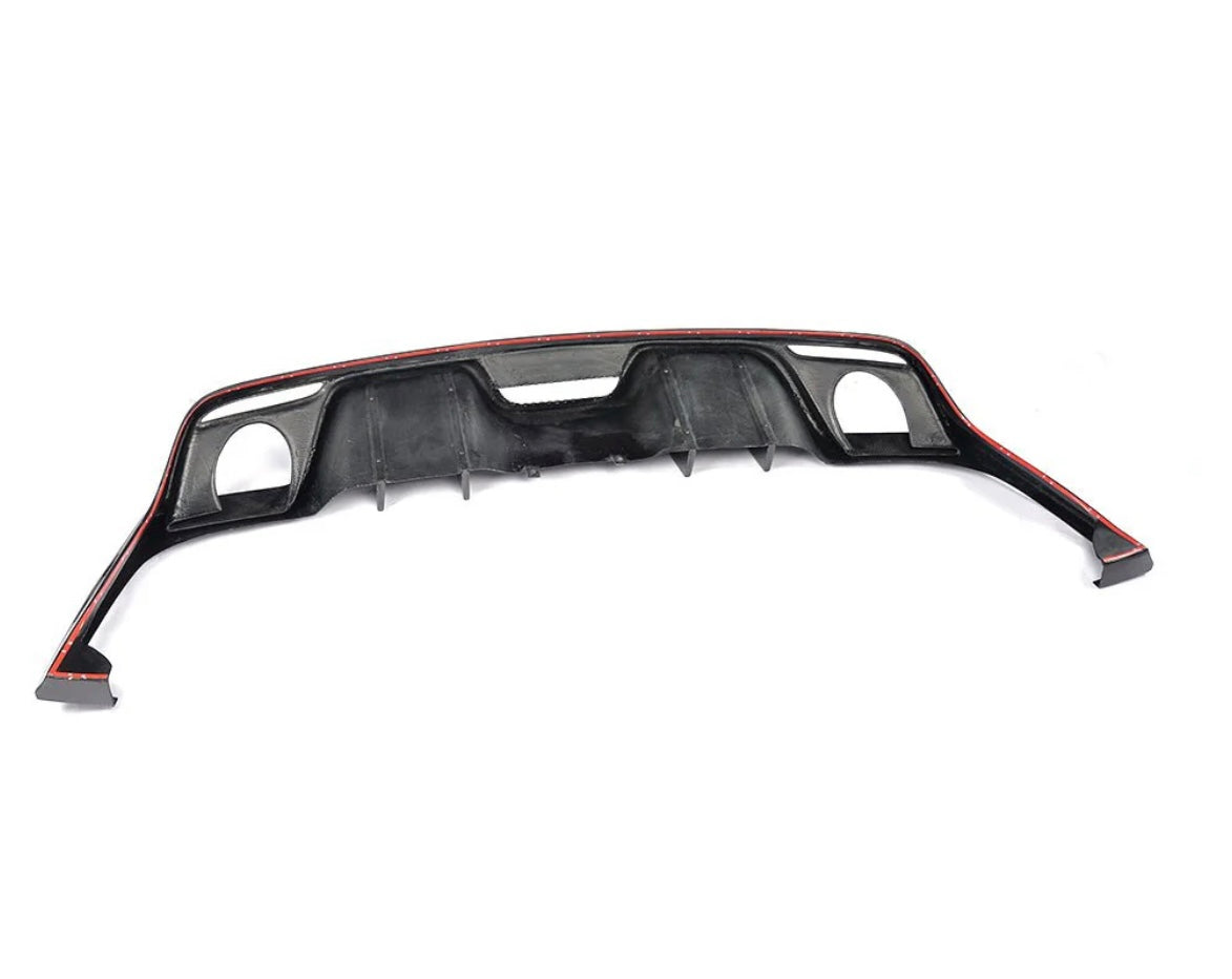 Ford Mustang S550 - Carbon Fiber Rear Diffuser - Exotics Carbon Design