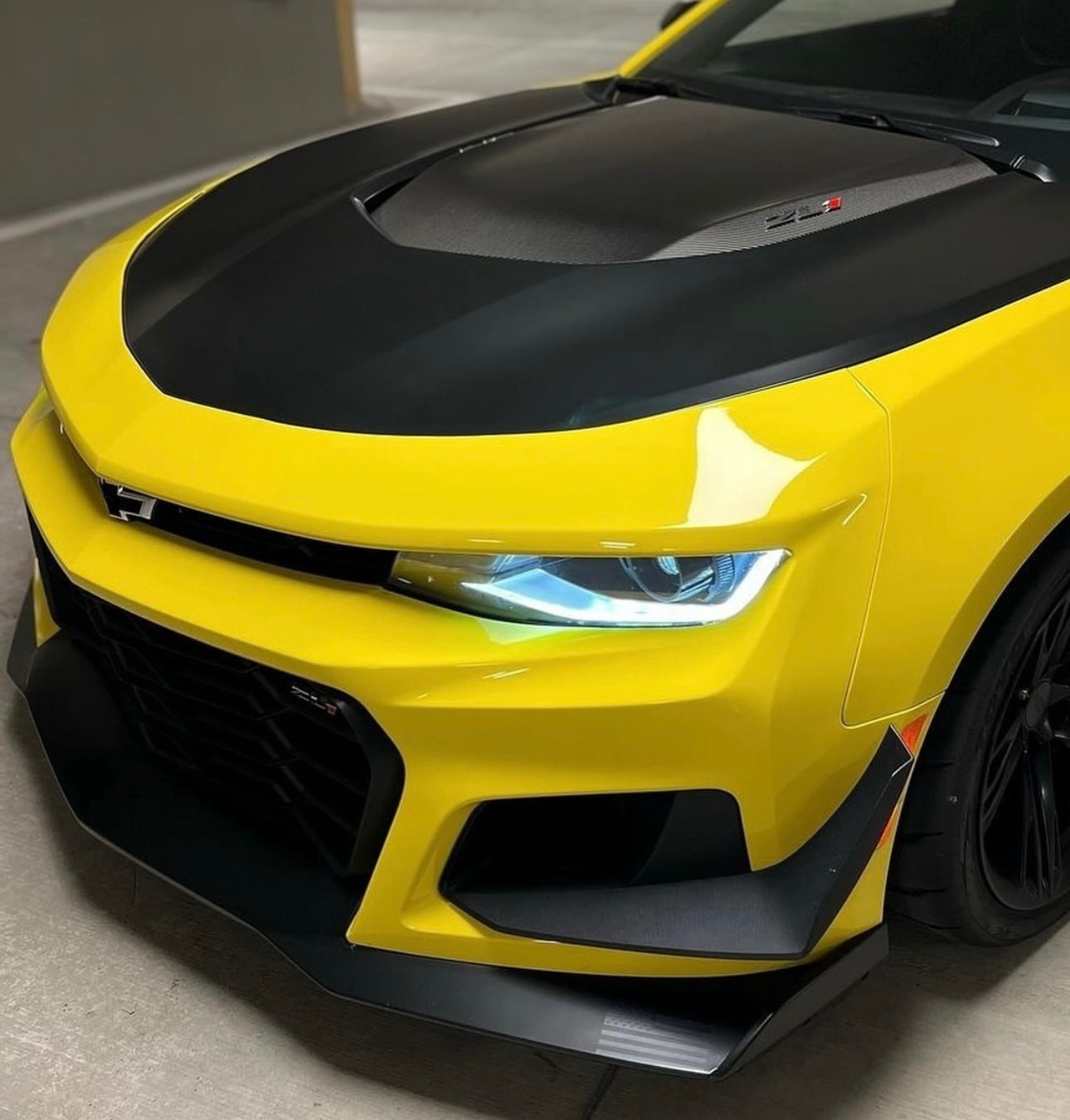 Chevrolet Camaro (2016-2024) - ZL1 Style Carbon Fiber Front Hood - Exotics Carbon Design