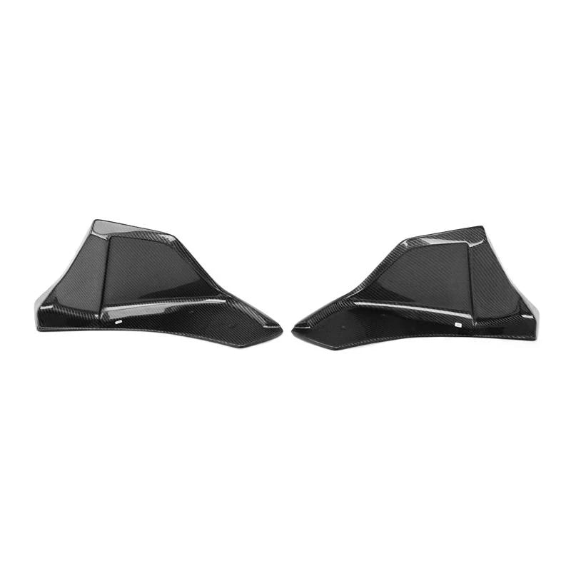 Toyota Supra A90/A91 Carbon Fiber Rear Bumper Canards – Aero Fin Upgrade for 2019+ - Exotics Carbon Design