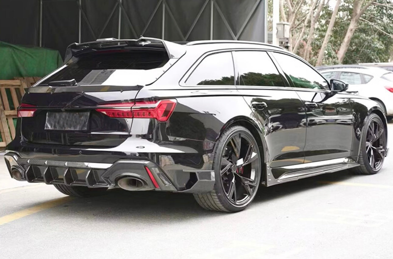 Audi RS6 C8 Avant (2020-2024) - Full Carbon Fiber Aero Kit - Exotics Carbon Design