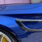 Mercedes C-Class W205 / C205 C63 AMG (2016-2023) - Carbon Fiber Side Fender Canards - Exotics Carbon Design