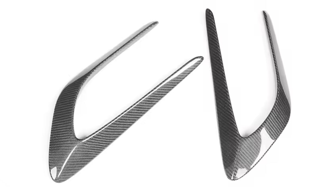 Mercedes C-Class W205 / C205 C63 AMG (2016-2023) - Carbon Fiber Side Fender Canards - Exotics Carbon Design