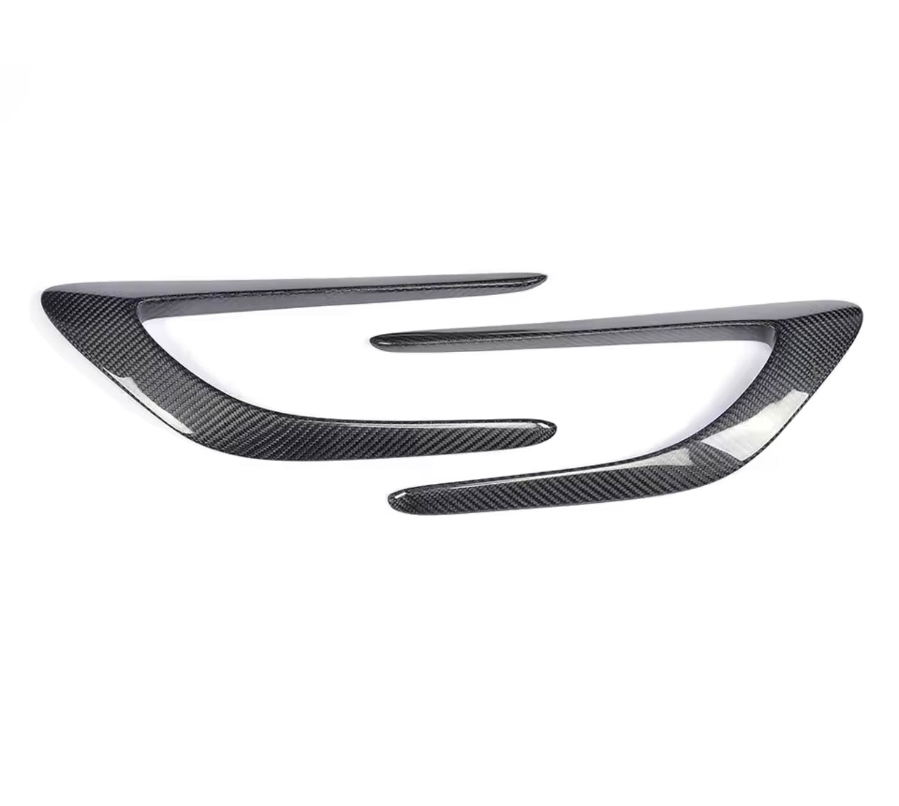 Mercedes C-Class W205 / C205 C63 AMG (2016-2023) - Carbon Fiber Side Fender Canards - Exotics Carbon Design