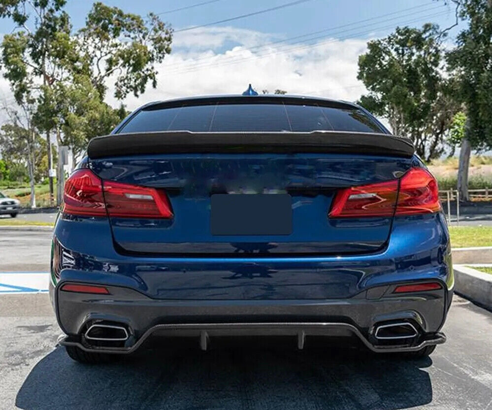 BMW G30 5 Series - M Sport Carbon Fiber Rear Diffuser - Exotics Carbon Design
