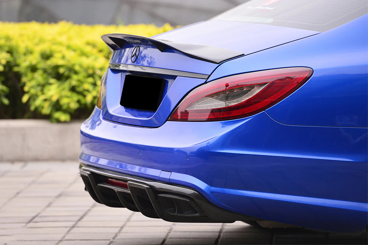 Mercedes CLS-Class W218 (CLS250 / CLS63 AMG) - Carbon Fiber Race Spoiler - Exotics Carbon Design