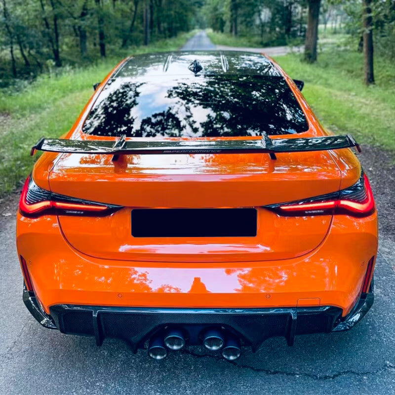 BMW M3 G80 / M4 G82 G83 - Carbon Fiber Track Style Spoiler - Exotics Carbon Design