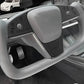 Tesla Model S / Model X (2021–2024) Carbon Fiber Steering Wheel Button Cover – Sporty Interior Upgrade - Exotics Carbon Design