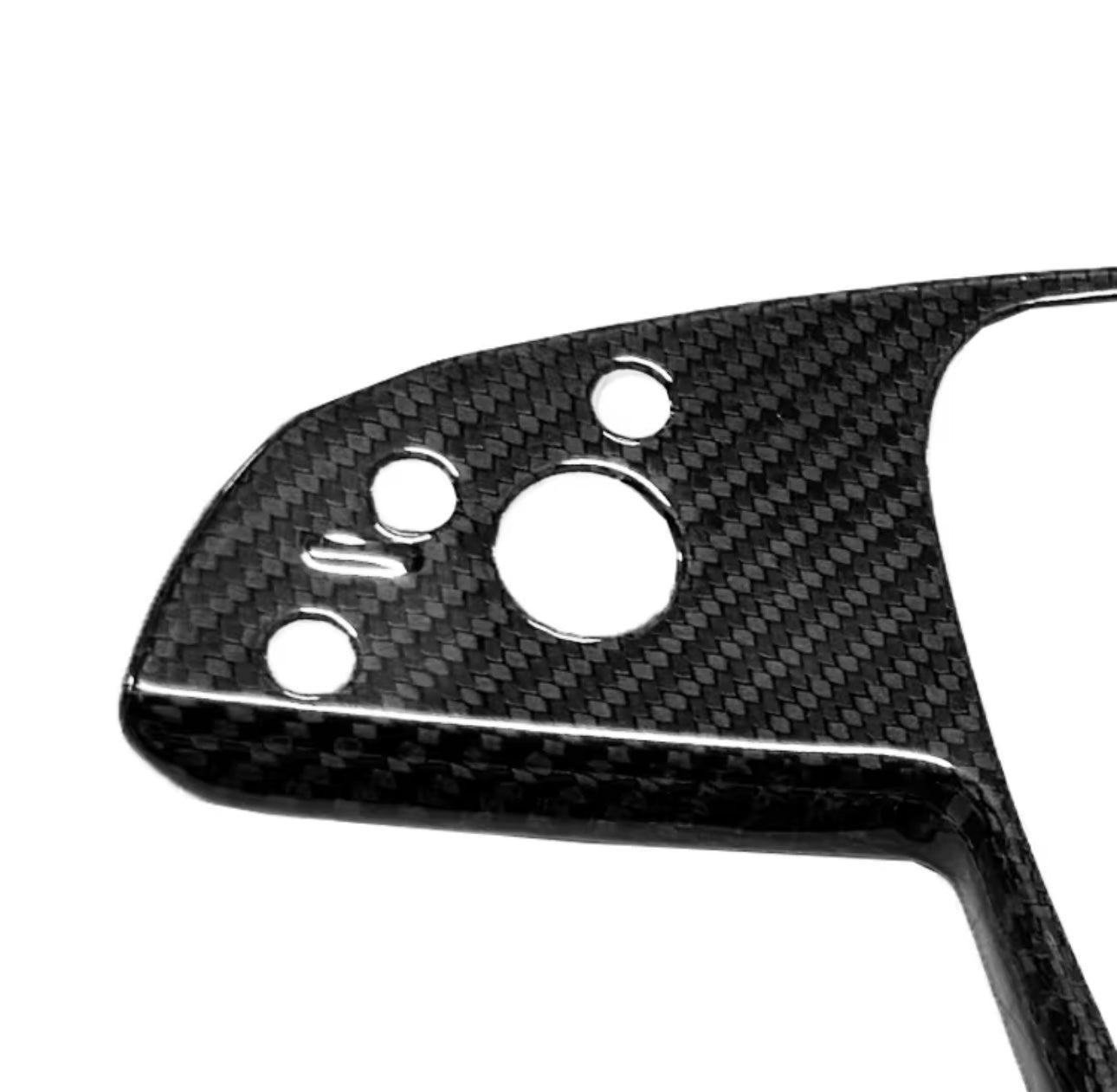 Tesla Model S / Model X (2021–2024) Carbon Fiber Steering Wheel Button Cover – Sporty Interior Upgrade - Exotics Carbon Design