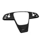 Tesla Model S / Model X (2021–2024) Carbon Fiber Steering Wheel Button Cover – Sporty Interior Upgrade - Exotics Carbon Design
