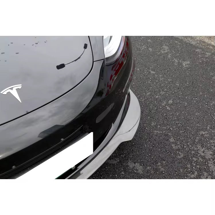 Tesla Model 3 (2017-2023) Carbon Fiber Front Lip - Exotics Carbon Design