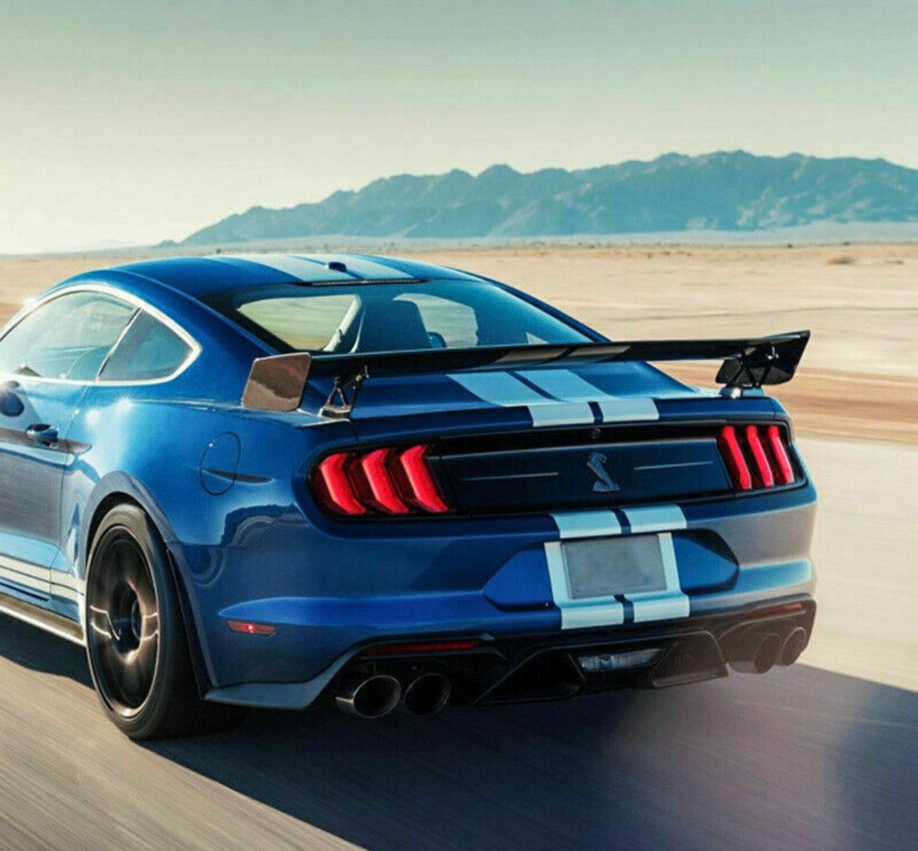 Ford Mustang (2015-2022) - Track Inspired Carbon Fiber Rear Wing - Exotics Carbon Design