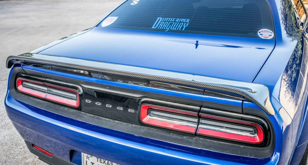 Carbon Fiber Rear Trunk Spoiler – Dodge Challenger (2009–2022) - Exotics Carbon Design
