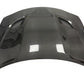 Full Carbon Fiber Hellcat Style Vented Front Hood – Dodge Charger (2015–2020) - Exotics Carbon Design