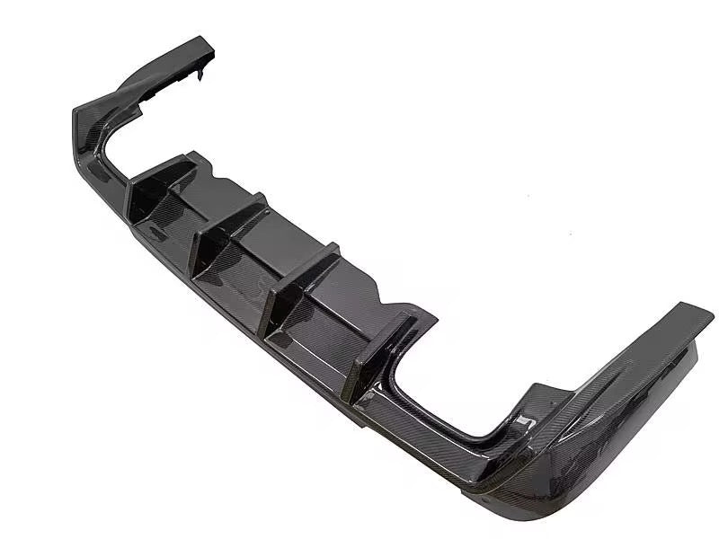 Dodge Challenger (2015-2023) - Hellcat Style Carbon Fiber Rear Diffuser - Exotics Carbon Design
