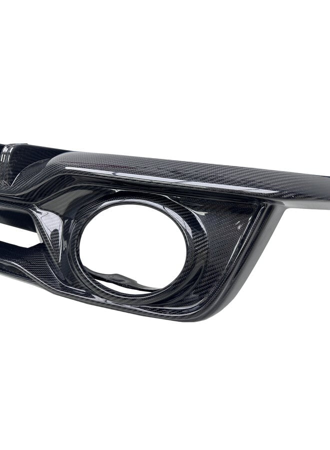 Carbon Fiber MSY Style Rear Diffuser - Porsche 911 992 Turbo S (2021+) - Exotics Carbon Design