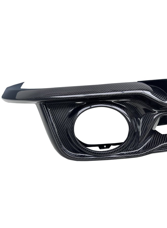 Carbon Fiber MSY Style Rear Diffuser - Porsche 911 992 Turbo S (2021+) - Exotics Carbon Design