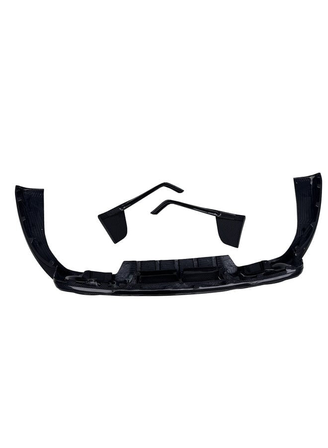 Carbon Fiber MSY Style Rear Diffuser - Porsche 911 992 Turbo S (2021+) - Exotics Carbon Design