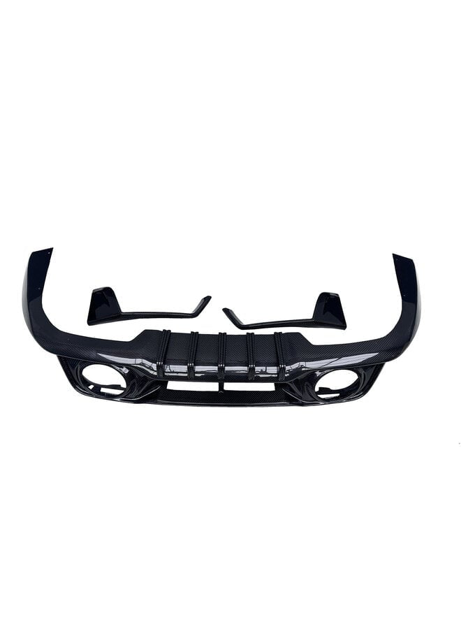 Carbon Fiber MSY Style Rear Diffuser - Porsche 911 992 Turbo S (2021+) - Exotics Carbon Design