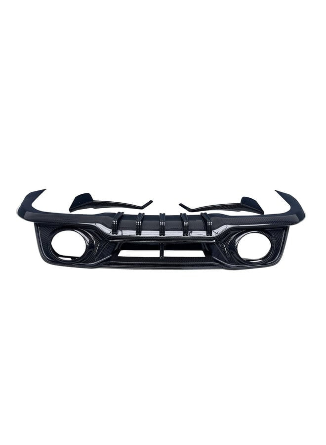 Carbon Fiber MSY Style Rear Diffuser - Porsche 911 992 Turbo S (2021+) - Exotics Carbon Design