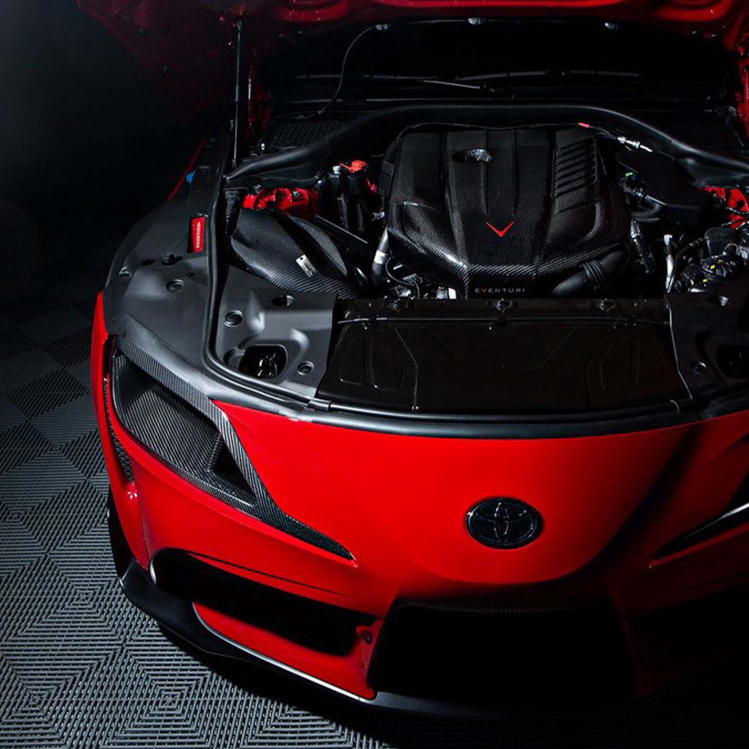 Carbon Fiber Headlight Intake Trim - Toyota Supra A90 / A91 (2020+) - Exotics Carbon Design