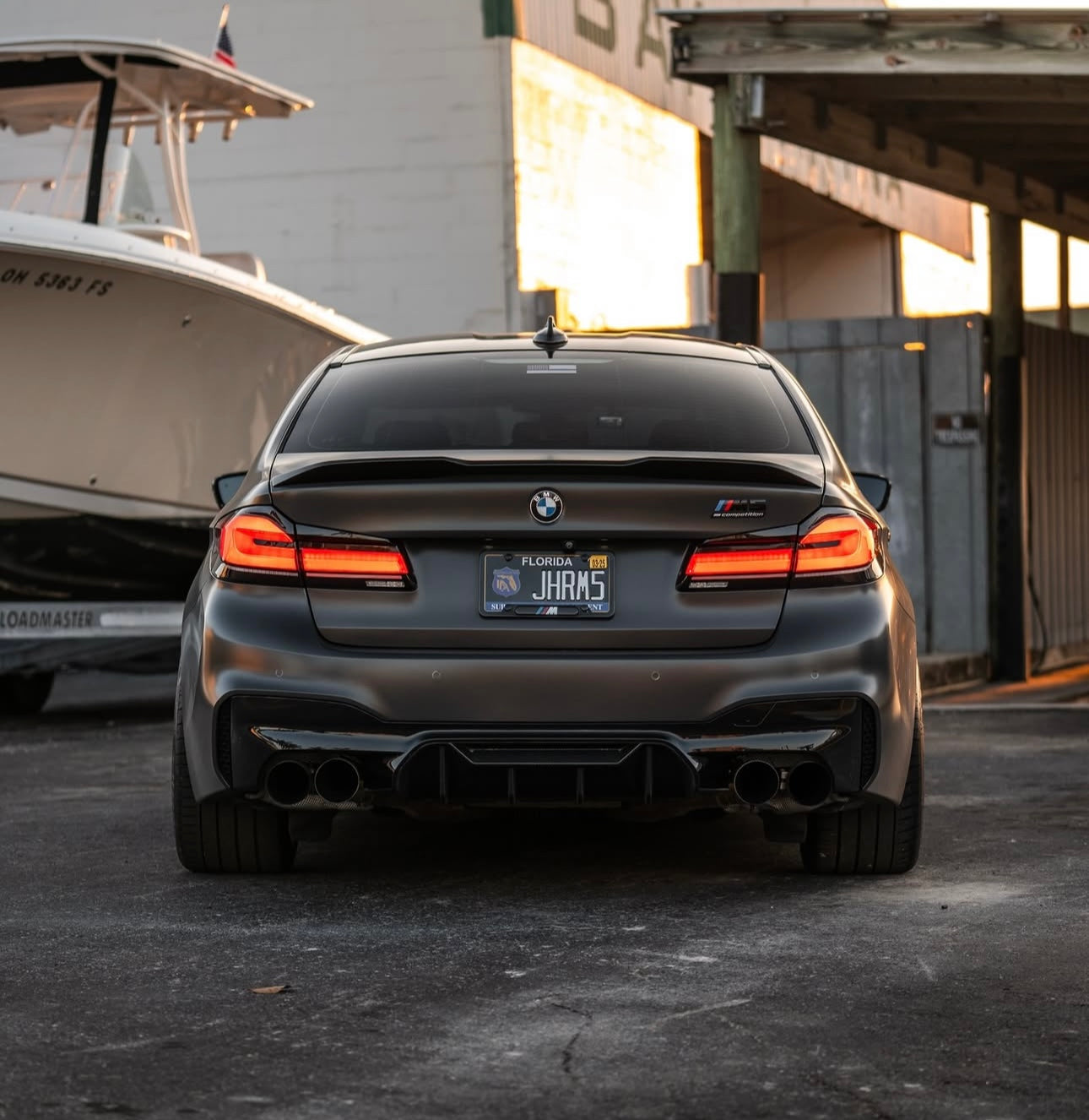 BMW F90 M5 / G30 5 Series (2017-2023) - Carbon Fiber Trunk Spoiler - Exotics Carbon Design