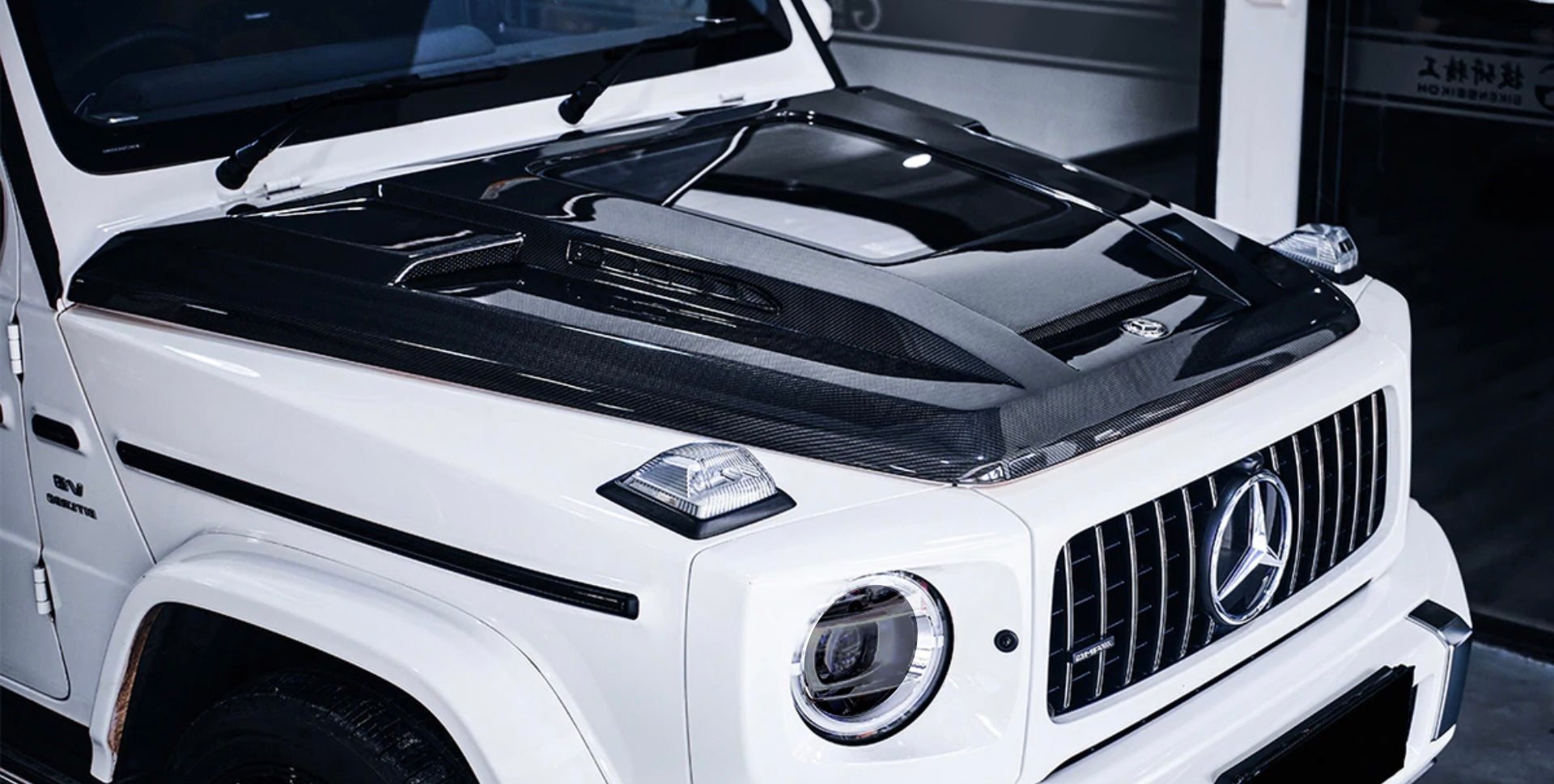 Mercedes-Benz G-Class W464 G500 / AMG G63 - Carbon Fiber Engine Show Front Hood - Exotics Carbon Design