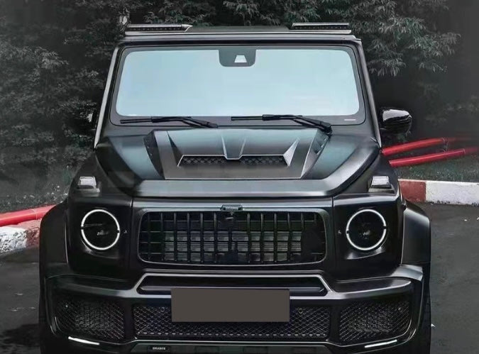 Mercedes-Benz G-Class (2019+) G500 / G550 / AMG G63 - MSY Style Vented Carbon Fiber Front Hood - Exotics Carbon Design