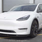 Tesla Model Y (2019-2023) - Carbon Fiber Front Lip - Exotics Carbon Design