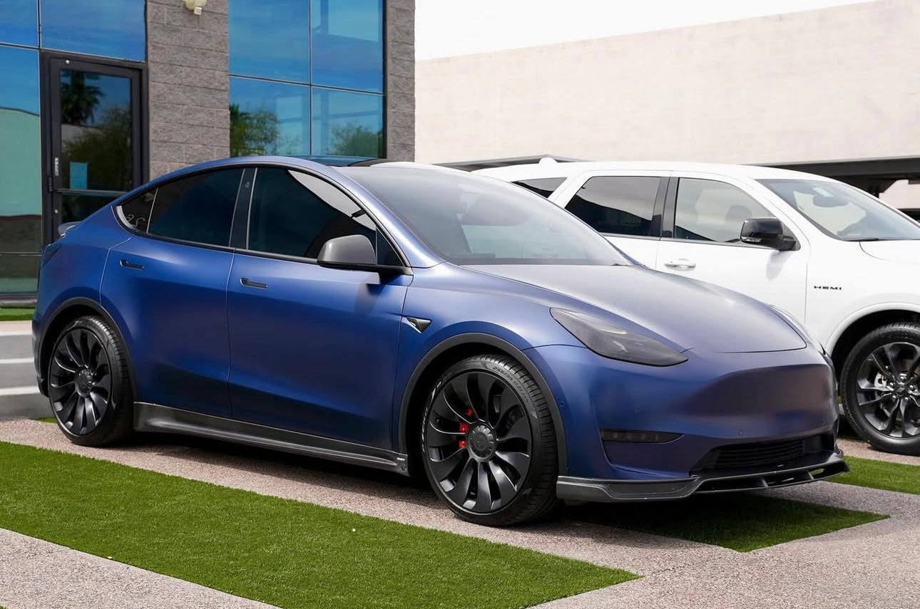 Tesla Model Y - (2019-2023) Carbon Fiber Side Skirts - Exotics Carbon Design