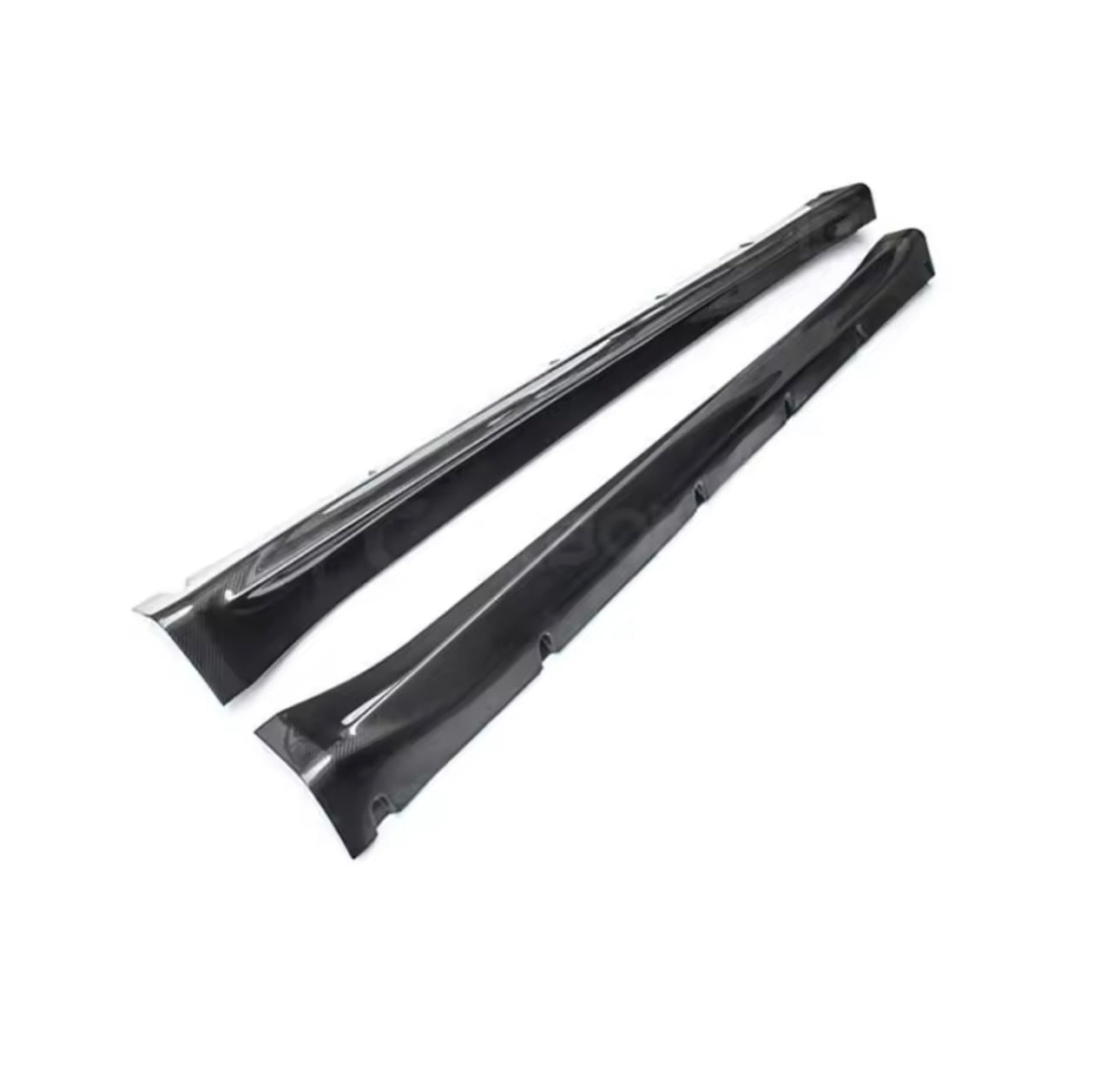 Tesla Model Y - (2019-2023) Carbon Fiber Side Skirts - Exotics Carbon Design