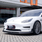 Tesla Model 3 (2017-2023) - Carbon Fiber Front Bumper Lip - Exotics Carbon Design