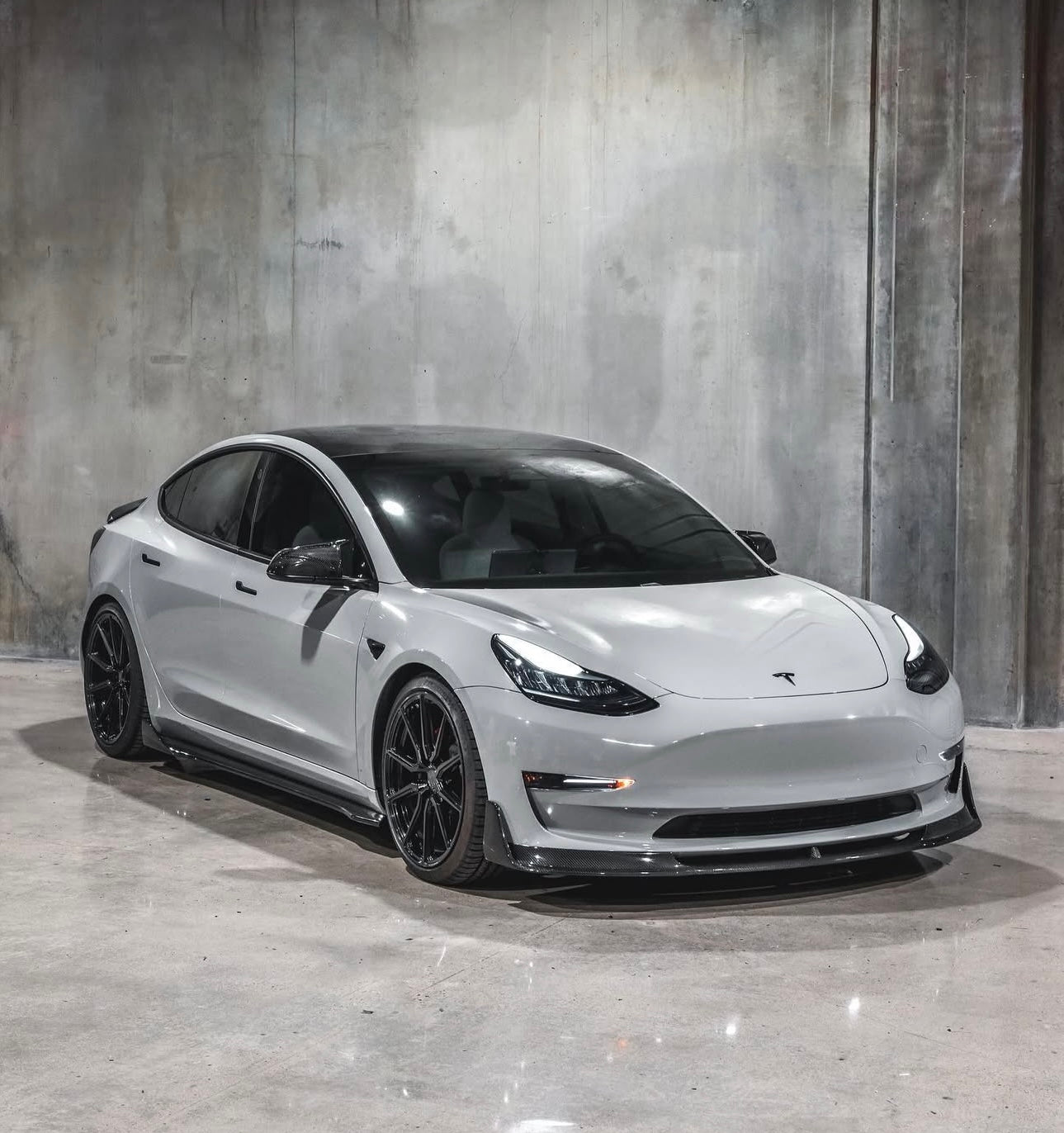 Tesla Model 3 (2017-2023) - Full Carbon Fiber Aero Kit - Exotics Carbon Design